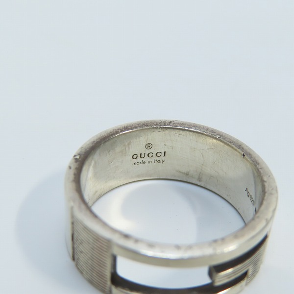 実際に弊社で買取させて頂いたGUCCI/グッチ Gロゴ リング 18号の画像 6枚目