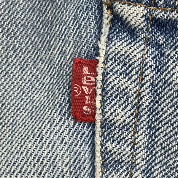 実際に弊社で買取させて頂いたLEVI'S/リーバイス 501 ヴィンテージ 66後期 刻印6 スモールe ボタンフライ デニムパンツ/W38L34の画像 3枚目