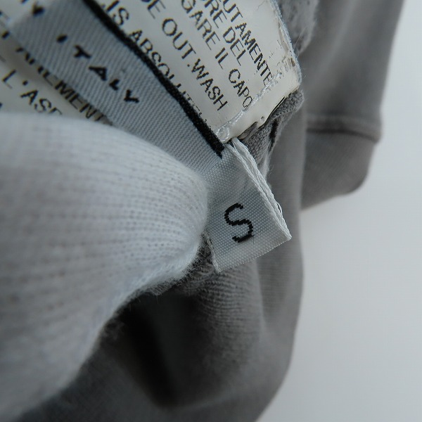 実際に弊社で買取させて頂いたRick Owens DRKSHDW/リックオウエンス ダークシャドウ ショート丈 ジップアップパーカー/Sの画像 6枚目