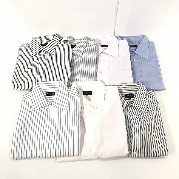 実際に弊社で買取させて頂いた【おまとめ】LANVIN/ランバン シャツ/ワイシャツ