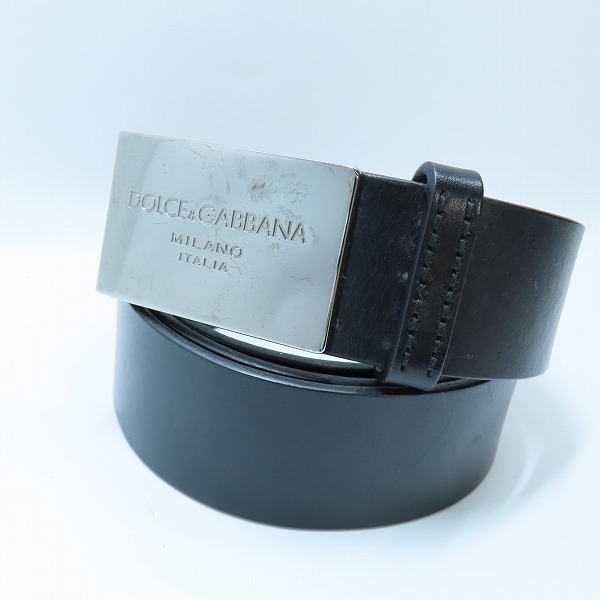 実際に弊社で買取させて頂いたDOLCE&GABBANA/ドルチェアンドガッバーナ/ドルガバ ロゴバックルベルト/34