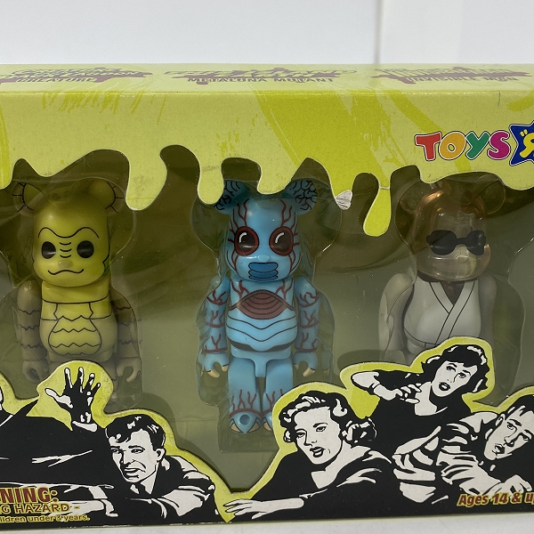 実際に弊社で買取させて頂いた【未開封】BE@RBRICK/ベアブリック トイザらス限定 UNIVERSAL MONSTERS/ユニバーサルモンスター 100％ 5体セットの画像 5枚目