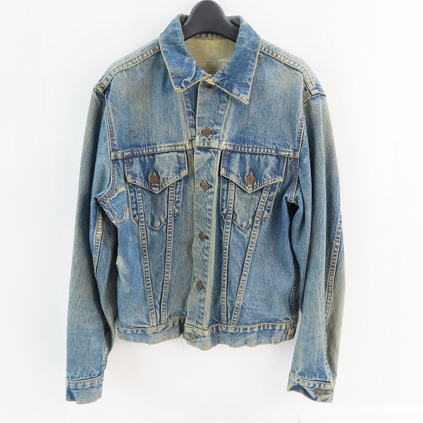 実際に弊社で買取させて頂いたLevi`s/リーバイス ボタン裏刻印45/ヴィンテージ/ビンテージ デニムジャケット 