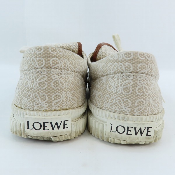 実際に弊社で買取させて頂いたLOEWE/ロエベ フラップ アナグラム スニーカー/38の画像 1枚目