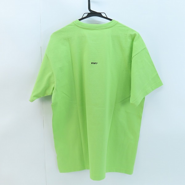 実際に弊社で買取させて頂いたWTAPS/ダブルタップス 2024SS AII / SS / COTTON. SIGN コットンジャージーTシャツ 241ATDT-CSM29 LIGHT GREEN/01の画像 1枚目