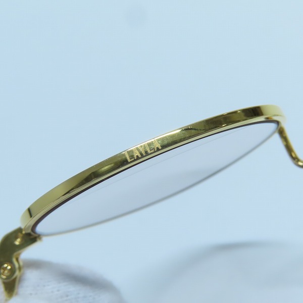 実際に弊社で買取させて頂いたEFFECTOR/エフェクター LAYLA/レイラ チタニウム ラウンド型 眼鏡/メガネフレームの画像 6枚目