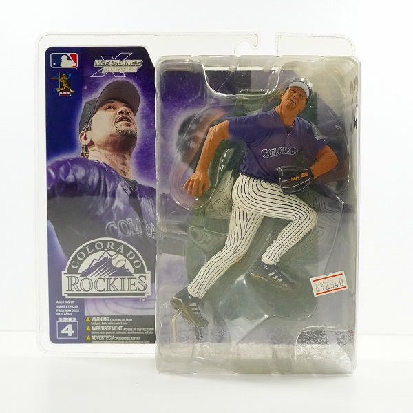 実際に弊社で買取させて頂いた【未開封】McFARLANE TOYS/マクファーレントイズ コロラド・ロッキーズ #33 Larry WALKER ラリー・ウォーカー フィギュア