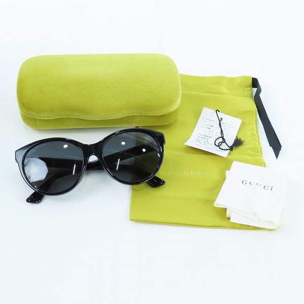 実際に弊社で買取させて頂いたGUCCI/グッチ ロゴ装飾 サングラス アイウェア GG0419SAの画像 8枚目