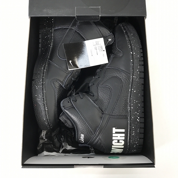 実際に弊社で買取させて頂いた【未使用】UNDERCOVER×NIKE/アンダーカバー×ナイキ DUNK HI 1985 ダンクハイ DQ4121-001/29の画像 8枚目