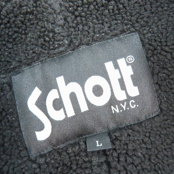 実際に弊社で買取させて頂いたSchott/ショット コードクロスショールジャケット 3132030/Lの画像 2枚目