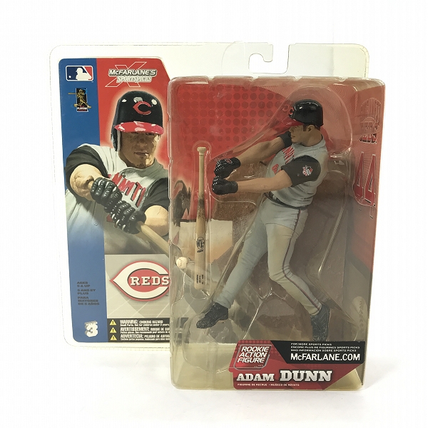 実際に弊社で買取させて頂いた【未開封】McFARLANE TOYS/マクファーレントイズ シンシナティ・レッズ #44 ADAM DUNN フィギュア
