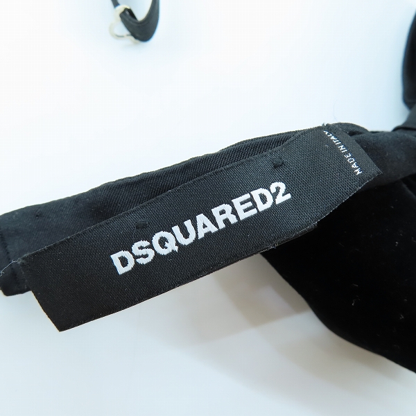 実際に弊社で買取させて頂いたDSQUARED2/ディースクエアード 蝶ネクタイ ブラックの画像 2枚目