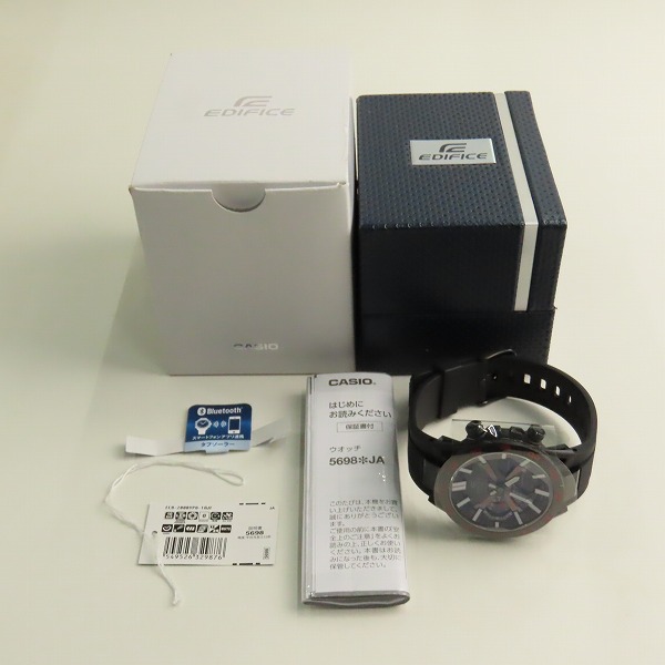 実際に弊社で買取させて頂いた【未使用】CASIO/カシオ エディフィス ソスペンシオーネ ECB-2000YPB-1AJFの画像 6枚目