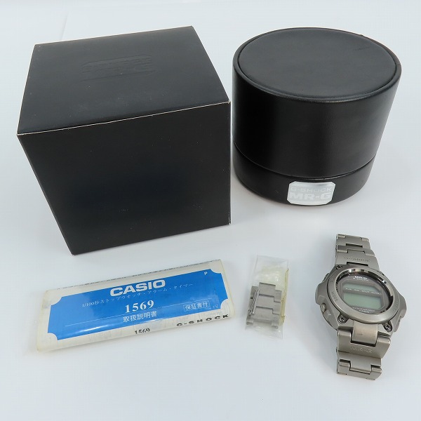 実際に弊社で買取させて頂いたG-SHOCK/Gショック メタルバンド MR-G 腕時計 MRG-100T-8【動作未確認】の画像 6枚目