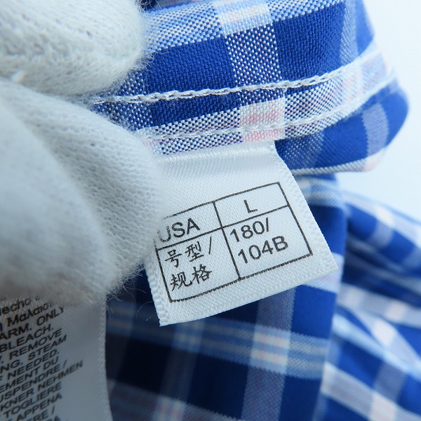 実際に弊社で買取させて頂いたBROOKS BROTHERS/ブルックスブラザーズ ボタンダウンシャツ /Lの画像 4枚目