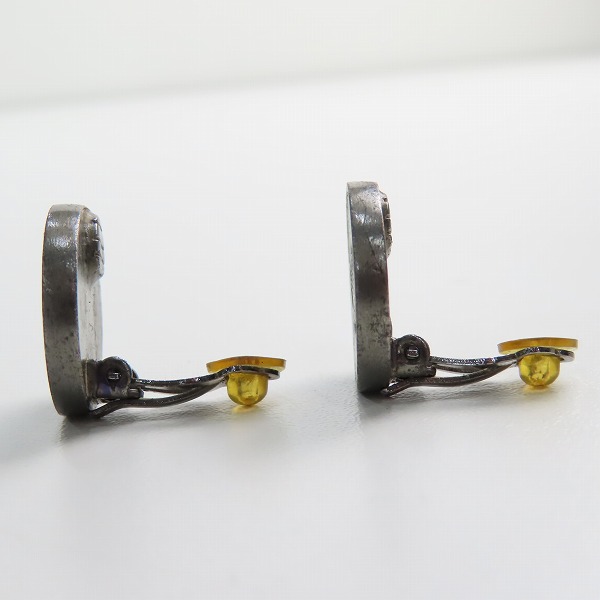 実際に弊社で買取させて頂いたCHANEL/シャネル ココマーク レザー イヤリング 00A 両耳の画像 4枚目