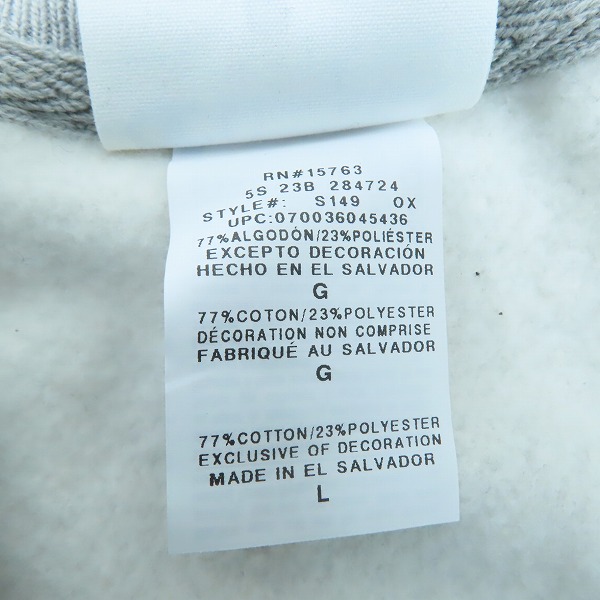 実際に弊社で買取させて頂いたChampion/チャンピオン REVERSE WEAVE/リバースウィーブ プルオーバースウェット S149/2XLの画像 3枚目