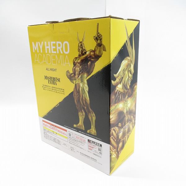 実際に弊社で買取させて頂いた(1)【未開封】一番くじ 僕のヒーローアカデミア VS ラストワン賞 オールマイト MASTERLISE EXTRA ゴールドver. フィギュアの画像 2枚目