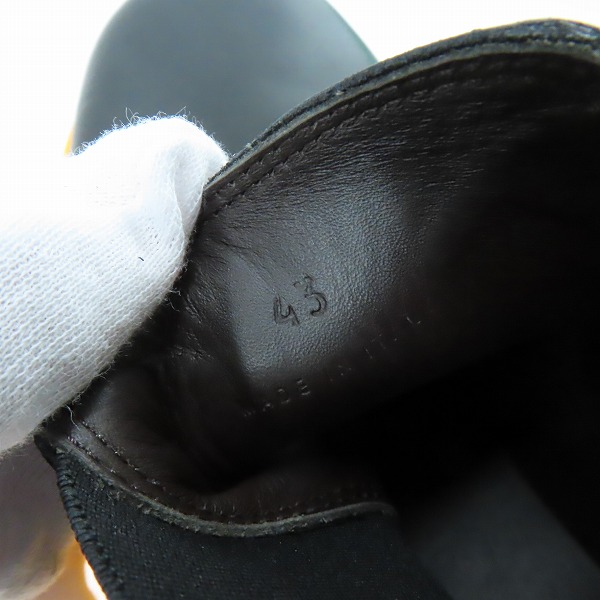 実際に弊社で買取させて頂いたBOTTEGA VENETA/ボッテガヴェネタ タイヤアンクル サイドゴア チェルシーブーツ/43の画像 5枚目