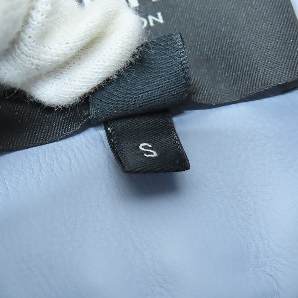 実際に弊社で買取させて頂いたdunhill london/ダンヒル ロンドン カーフスキン スナップボタン半袖シャツ Sの画像 4枚目