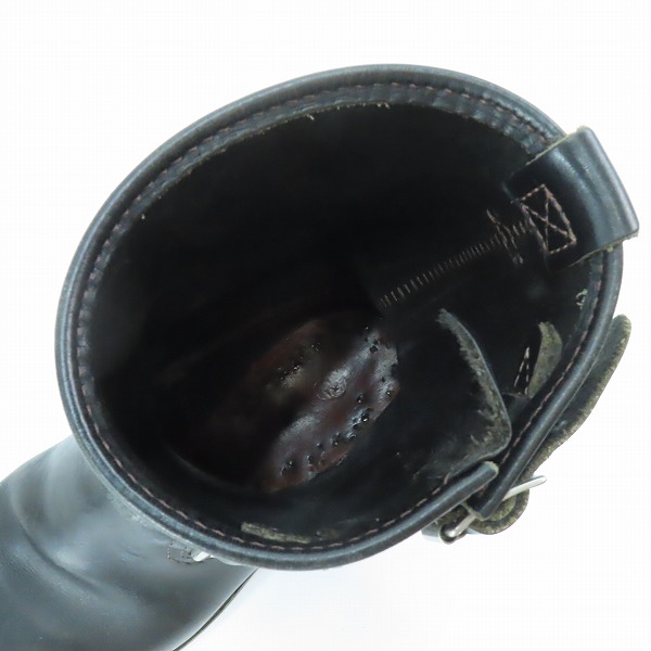 実際に弊社で買取させて頂いたWESCO/ウエスコ Custom Boss/カスタムボス エンジニアブーツ ブラック/8EEの画像 4枚目
