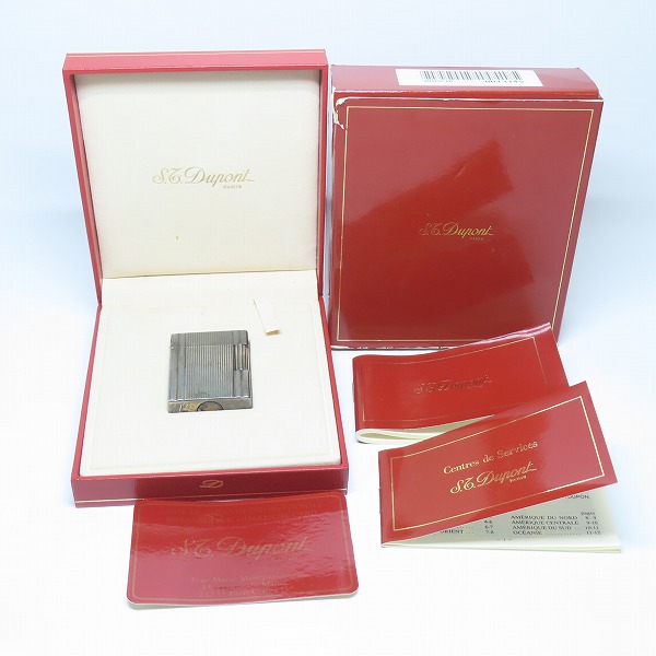 実際に弊社で買取させて頂いたS.T.Dupont/デュポン ライン1 スモール ガスライターの画像 8枚目
