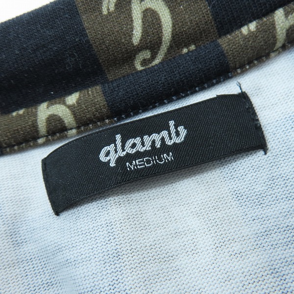 実際に弊社で買取させて頂いたglamb/グラム Monogram Long Sleeves/モノグラムロングスリーブ Ｔシャツ GB0324-CS22/Mの画像 2枚目