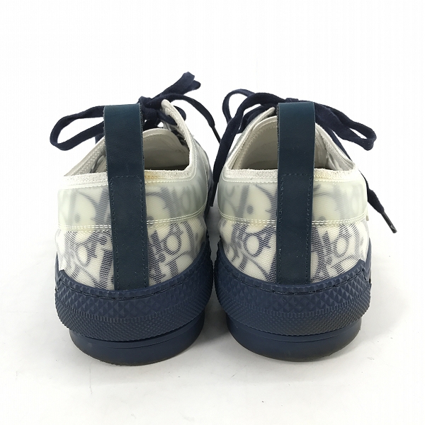 実際に弊社で買取させて頂いたDior/ディオール オブリーク PVC×ラバー ローカット スニーカー20CDC/43の画像 1枚目