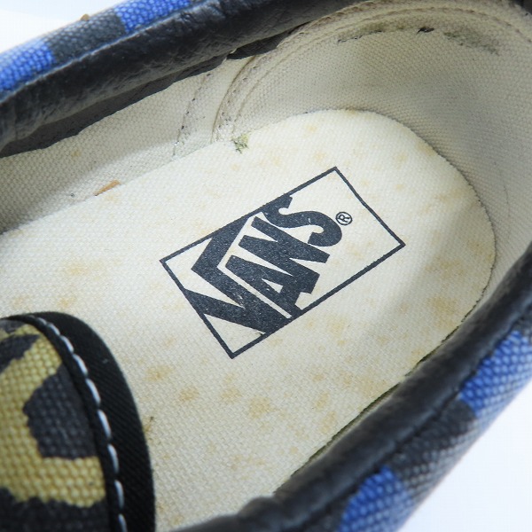 実際に弊社で買取させて頂いたVANS/バンズ VAN DOREN/バンドーレン レオパード柄 ローカットスニーカー TB6Q/8.5の画像 6枚目