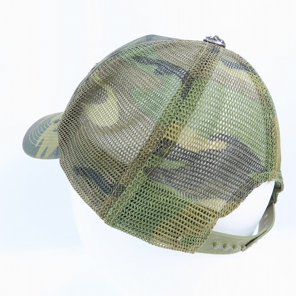 実際に弊社で買取させて頂いたCHROME HEARTS/クロムハーツ TRUCKER CAP/カモフラ/迷彩 CHクロスボタン トラッカー メッシュキャップ/4の画像 2枚目