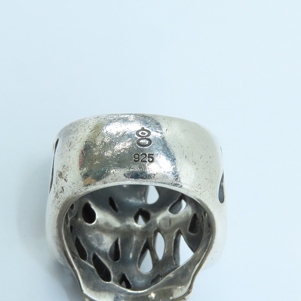 実際に弊社で買取させて頂いた【ギャラ付】Gucho/ガッチョ Pyromaniac パイロマニアックリング/21.5号-22.5号の画像 6枚目