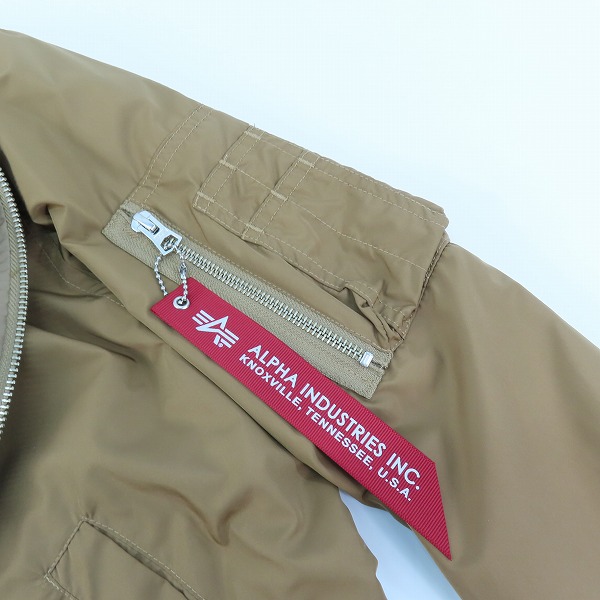 実際に弊社で買取させて頂いたALPHA INDUSTRIES/アルファインダストリーズ フライトジャケット MA-1 TA1270-036/Mの画像 7枚目