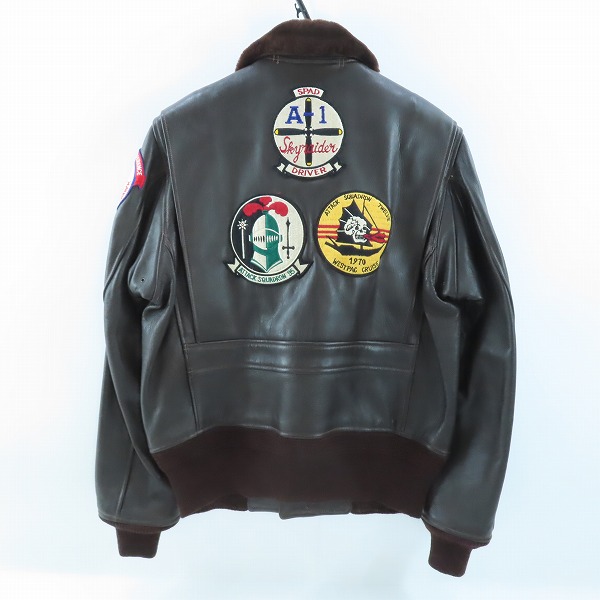 実際に弊社で買取させて頂いたBUZZ RICKSON'S/バズリクソンズ G-1 レザー フライトジャケット M83151/38 の画像 1枚目