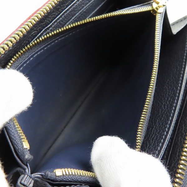 実際に弊社で買取させて頂いたLOUIS VUITTON/ルイヴィトン モノグラム アンプラント ジッピーウォレット/長財布 M62121の画像 4枚目