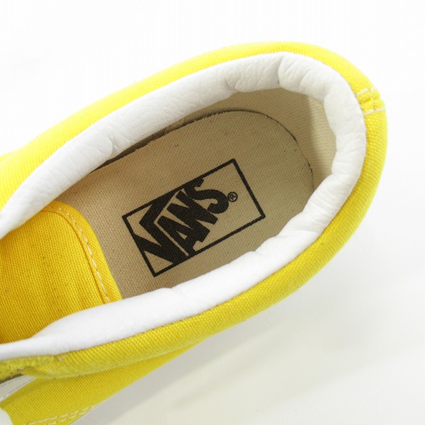実際に弊社で買取させて頂いたVANS/バンズ ローカットスニーカー イエロー 27の画像 4枚目