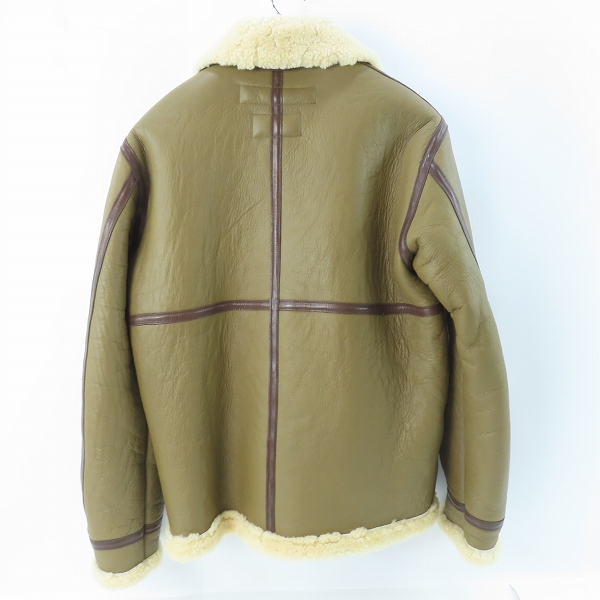 実際に弊社で買取させて頂いたNEIGHBORHOOD/ネイバーフッド N-1D / M-JKT 羊革 ムートンジャケット 182SZNH-JKM01/Mの画像 1枚目