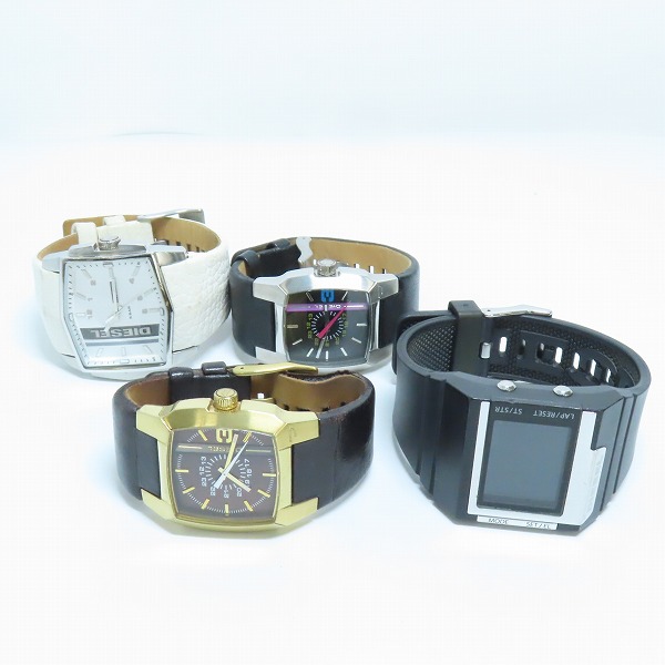 実際に弊社で買取させて頂いたDIESEL/ディーゼル 時計/ウォッチ DZ-1299/DZ-7130/DZ-1339/DZ-1297 4点セット【動作未確認】