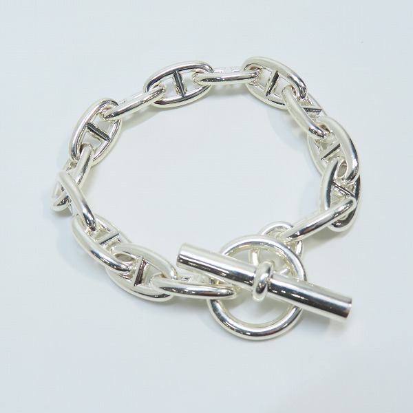 実際に弊社で買取させて頂いた【現行刻印】HERMES/エルメス シェーヌダンクルGM 14LINK の画像 4枚目