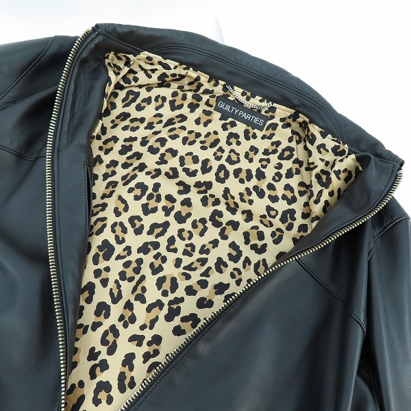 実際に弊社で買取させて頂いたWACKO MARIA/ワコマリア ラムレザー シングルライダースジャケット XLの画像 3枚目