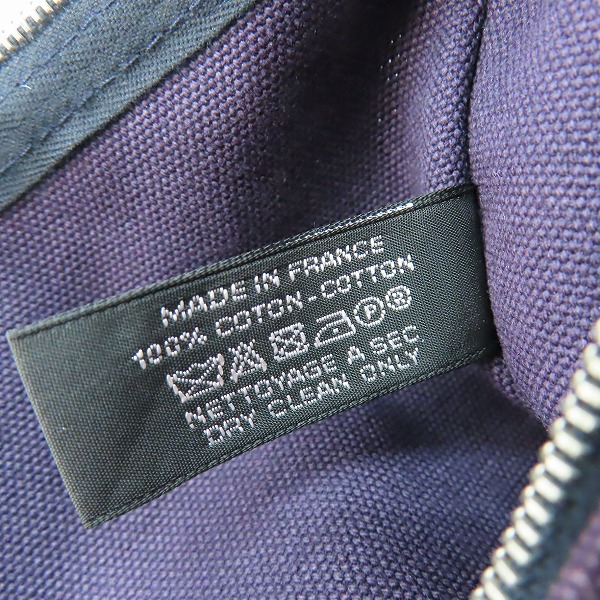 実際に弊社で買取させて頂いたHERMES/エルメス ヨッティングGM キャンバス ポーチの画像 5枚目
