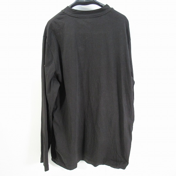 実際に弊社で買取させて頂いた【JPタグ】MONCLER/モンクレール ロゴ 長袖Tシャツ/ロンT ブラック H10918D00005/XXLの画像 1枚目