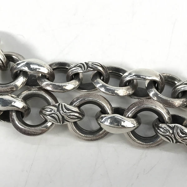 実際に弊社で買取させて頂いた【ギャラ付】LONE ONES/ロンワンズ カーブドシルクシグネットブレスレット の画像 3枚目