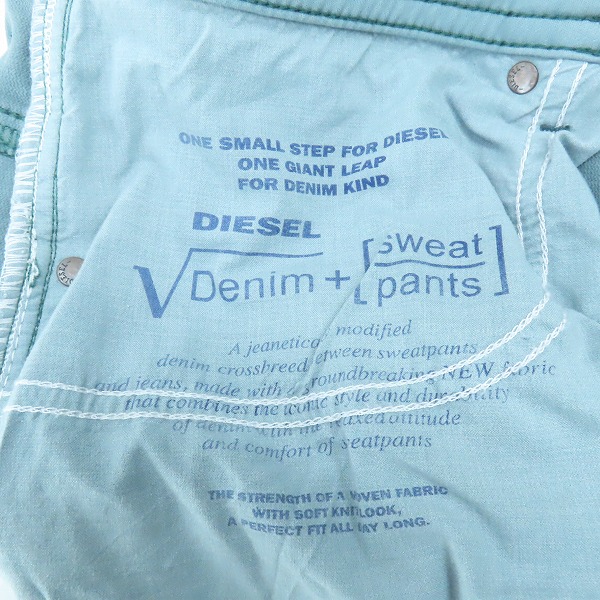 実際に弊社で買取させて頂いた【未使用】DIESEL/ディーゼル THOMMER CB-NE ジョグジーンズ デニムパンツ/36の画像 6枚目