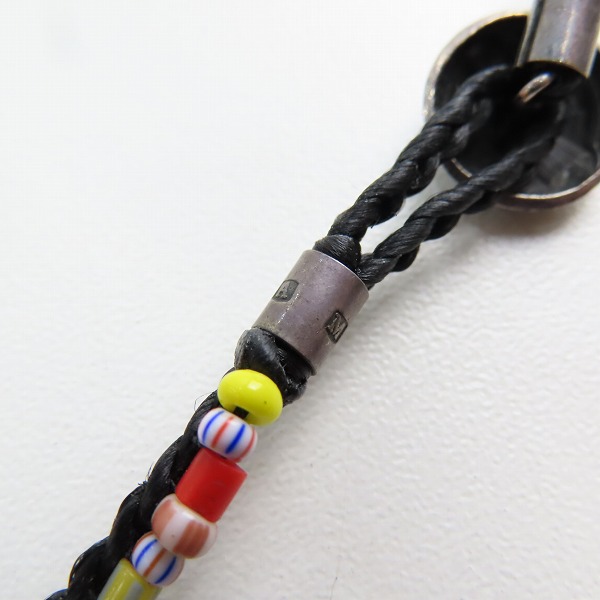 実際に弊社で買取させて頂いたAMP JAPAN/アンプジャパン ビーズ コンチョネックレスの画像 4枚目