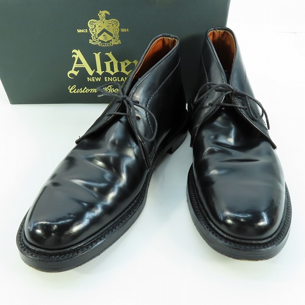実際に弊社で買取させて頂いたALDEN×International Gallery BEAMS/オールデン ビームス別注 コードバン チャッカ ブーツ/レザー シューズ 1340/7.5D