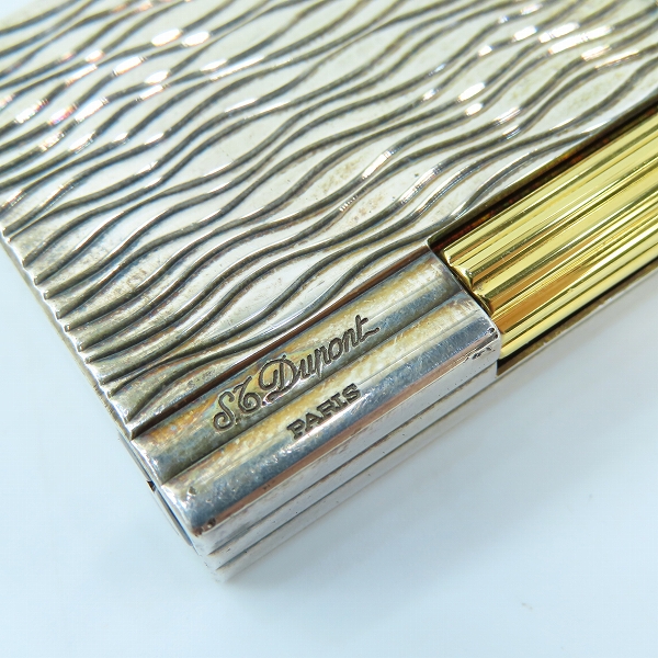 実際に弊社で買取させて頂いたS.T.Dupont/デュポン GATSBY/ギャッツビー カスケード ゴールドローラー ガスライター の画像 6枚目
