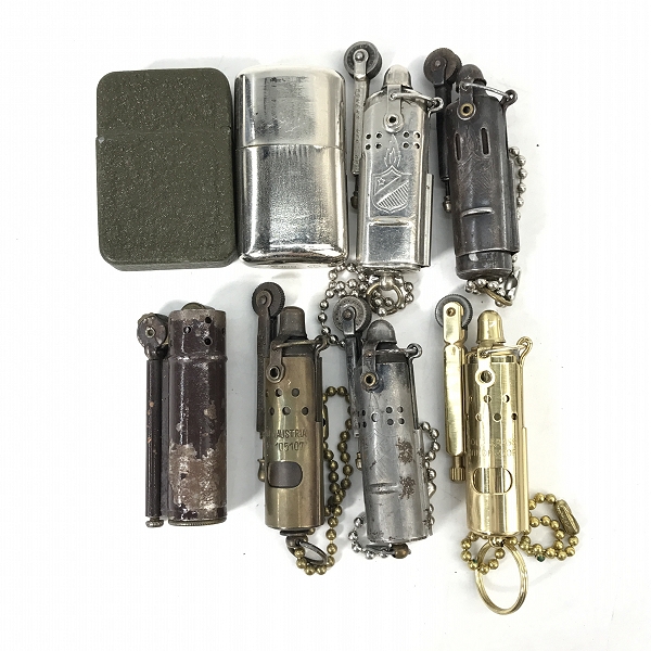 実際に弊社で買取させて頂いた【おまとめ】dunhill/ダンヒル BOWERS/バワーズ kalamazoo ZEPHYR 他 ヴィンテージトレンチ型ライター 等の画像 1枚目