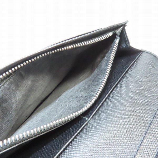 実際に弊社で買取させて頂いたPRADA/プラダ サフィアーノレザー 二つ折り長財布/ロングウォレットの画像 5枚目