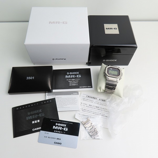 実際に弊社で買取させて頂いた【保証期間内】G-SHOCK/Gショック MR-G 初代モデル DW-5000C チタン フルメタル MRG-B5000D-1JRの画像 9枚目