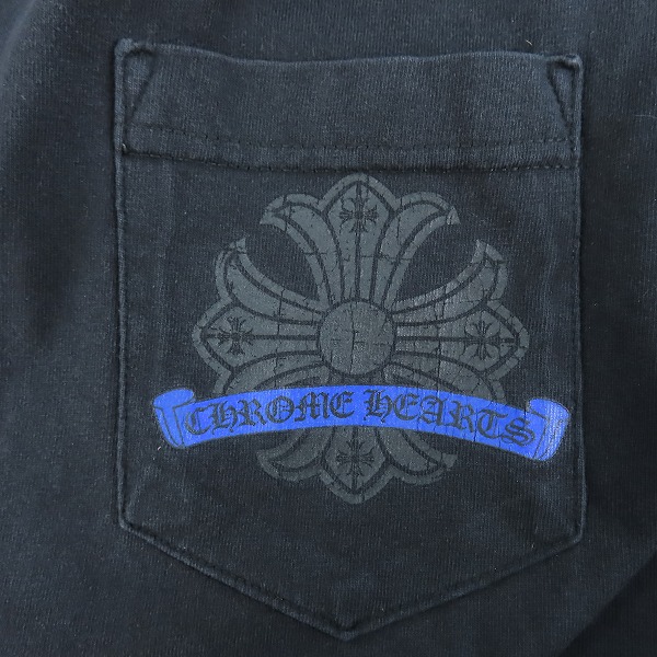 実際に弊社で買取させて頂いたCHROME HEARTS/クロムハーツ ホースシュー CHプラス プリント カットソー 002-037064 XXLの画像 5枚目